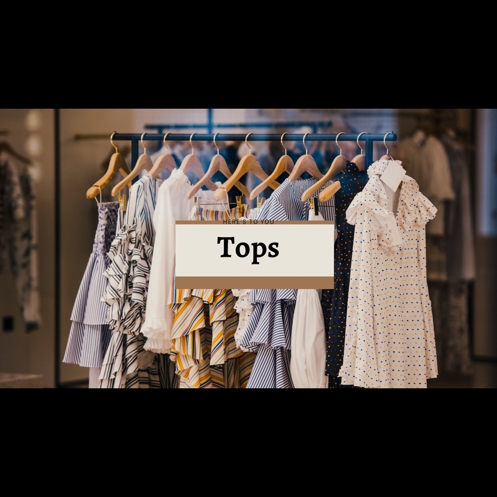 Tops, blouses, tanks...